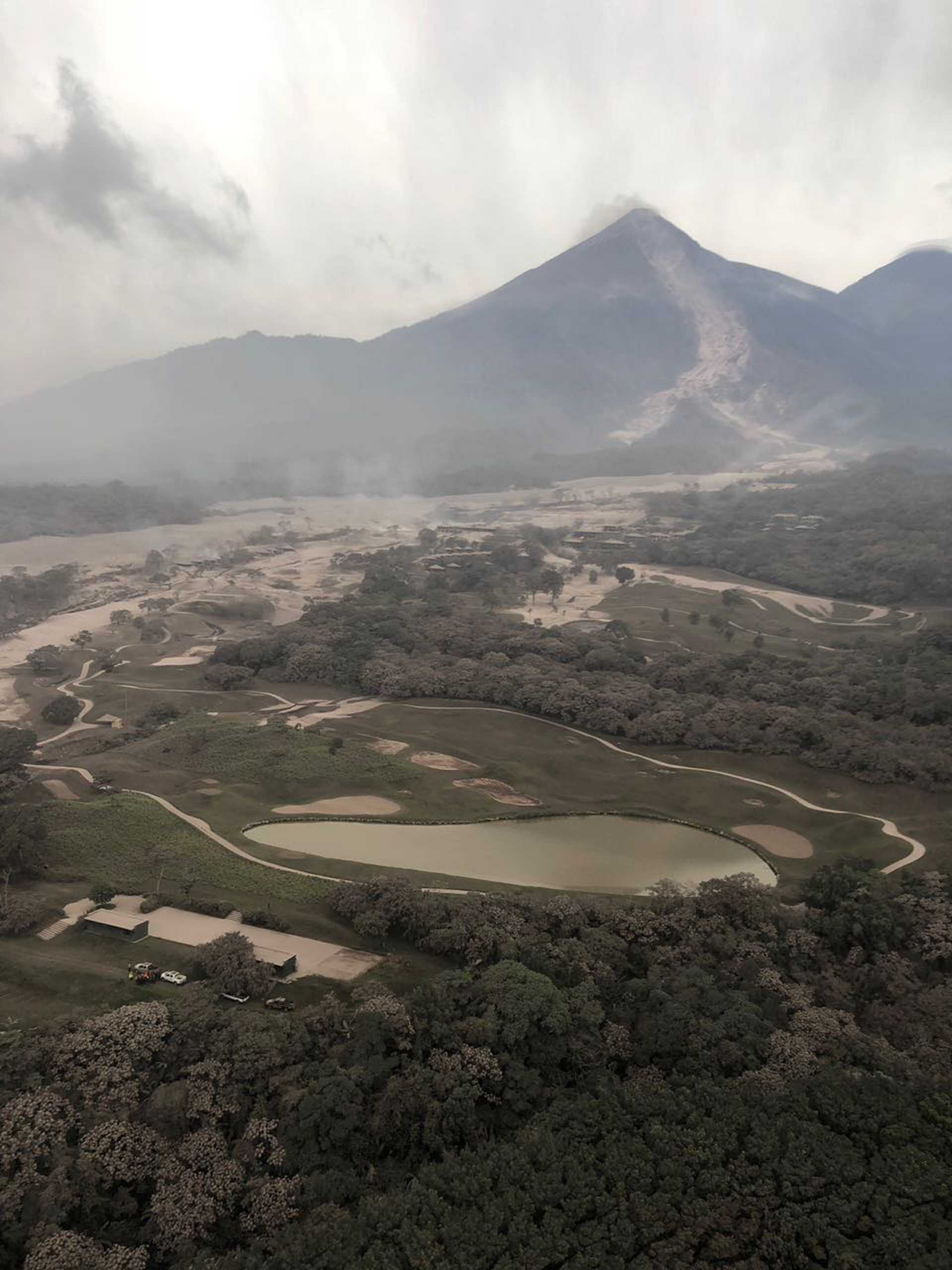 L'eruzione del vulcano Fuego, in Guatemala