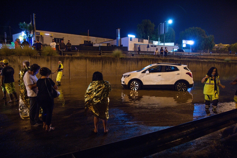 nubifragio a Palermo