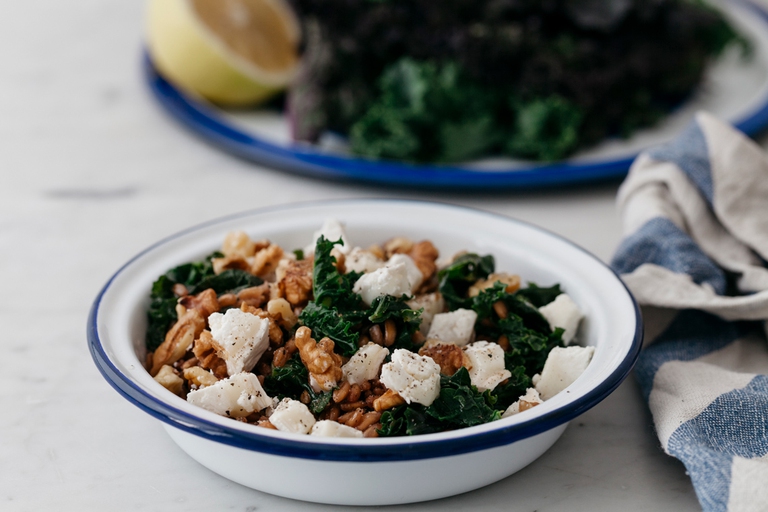 Insalata di farro con cavolo nero