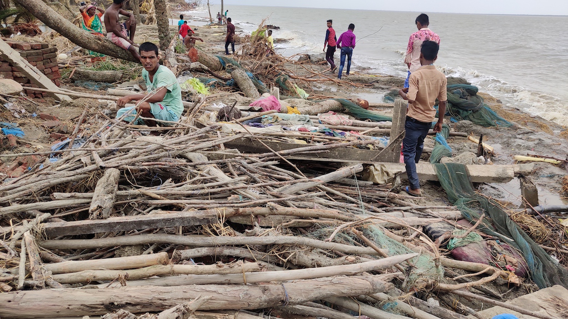 The aftermath of Cyclone Amphan