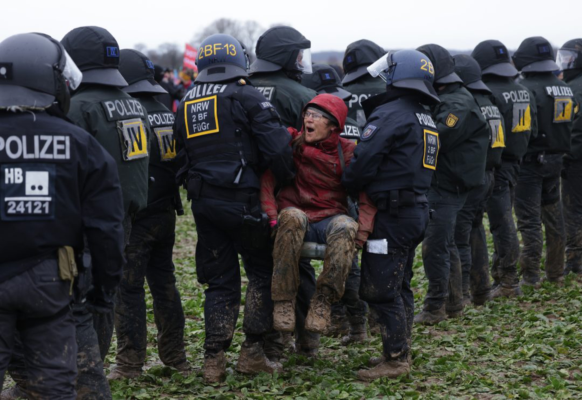 Greta Thunberg Joins Luetzerath Protest