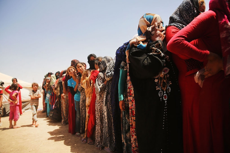 Refugees Fleeing ISIS Offensive Pour Into Kurdistan