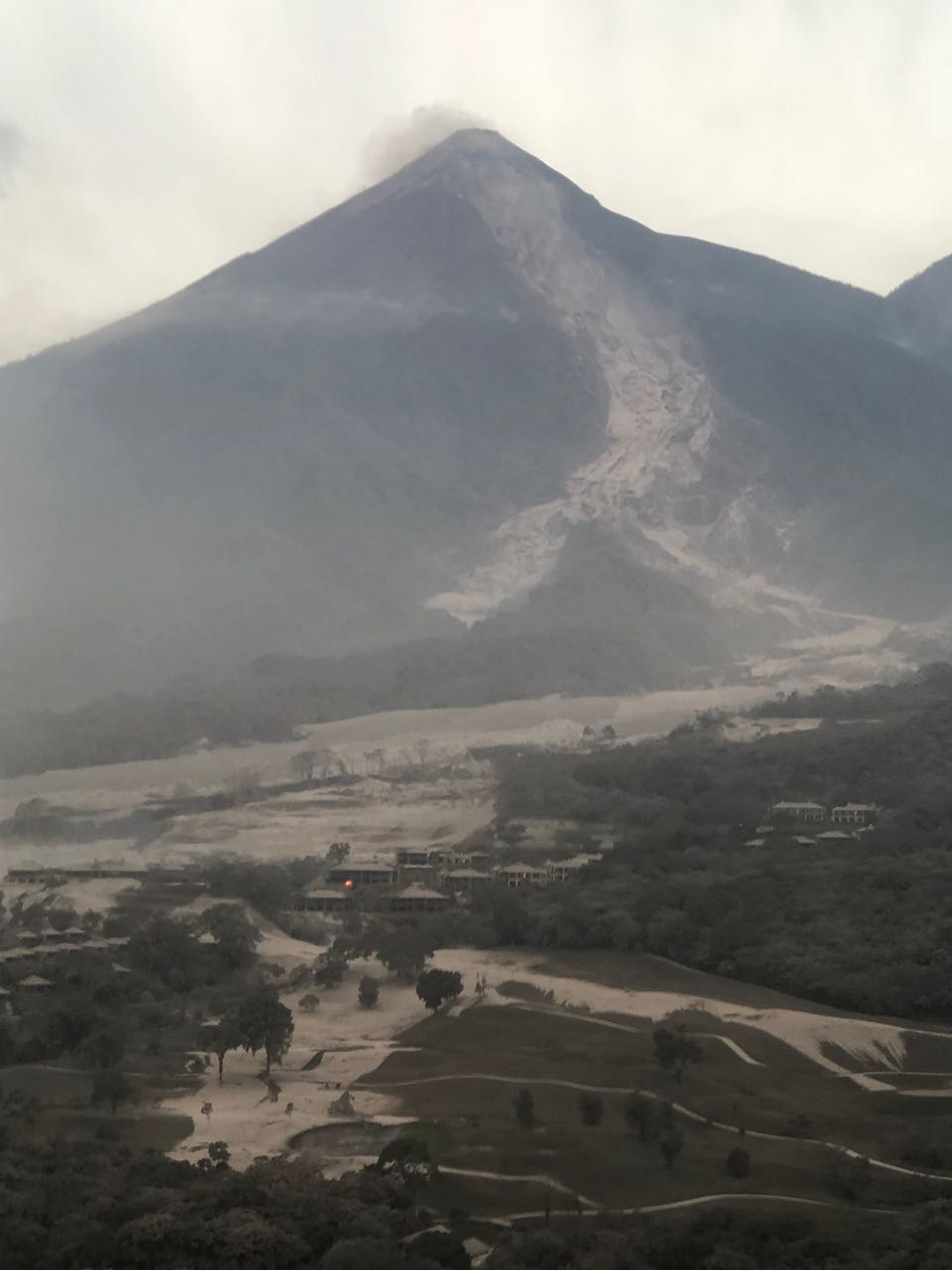 L'eruzione del vulcano Fuego, in Guatemala