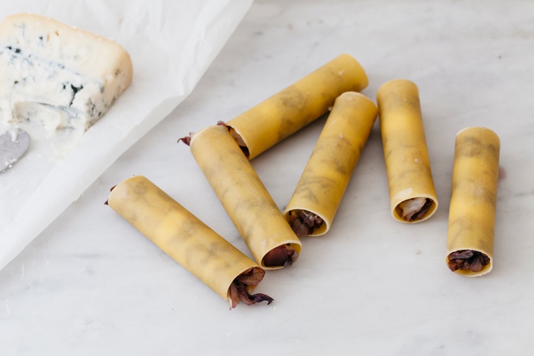 Cannelloni radicchio e gorgonzola